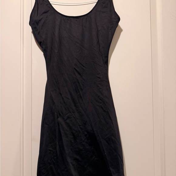 SPANX Sleek Black Mini Dress - Picture 1 of 6